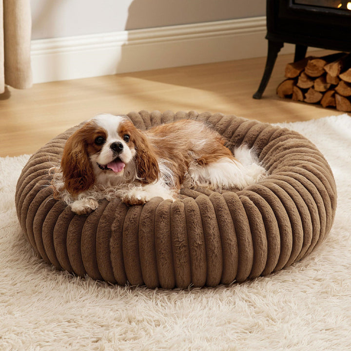 Pet Plush Bed Round Soft Warm Sleeping Mat