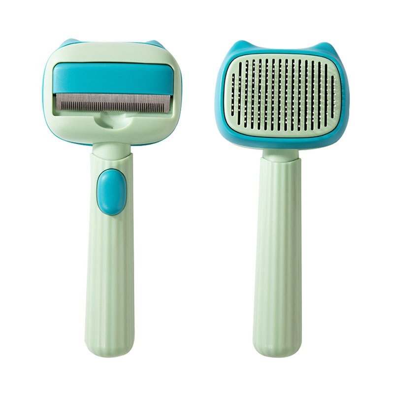 Pet Deshedding And Dematting Grooming Brush Reduces Shedding