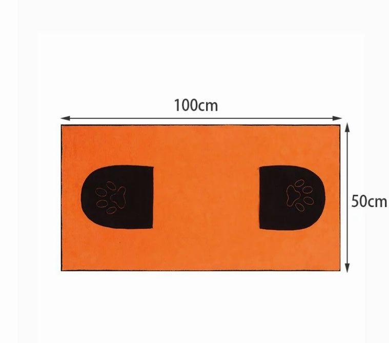 Absorbent Quick-Dry Pet Bath Towel