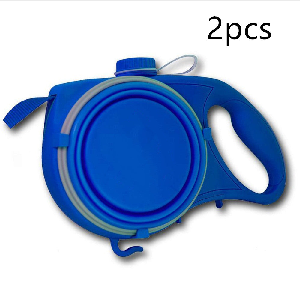 Multifunctional Retractable Pet Leash Portable Walking Harness