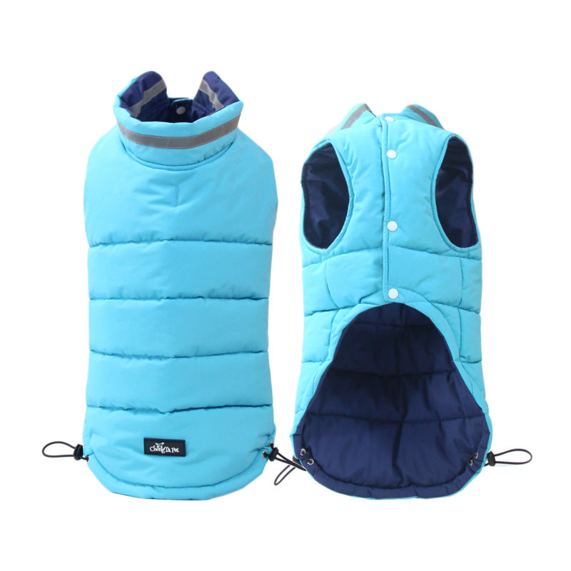 Thick Waterproof Double-Sided Reflective Pet Jacket