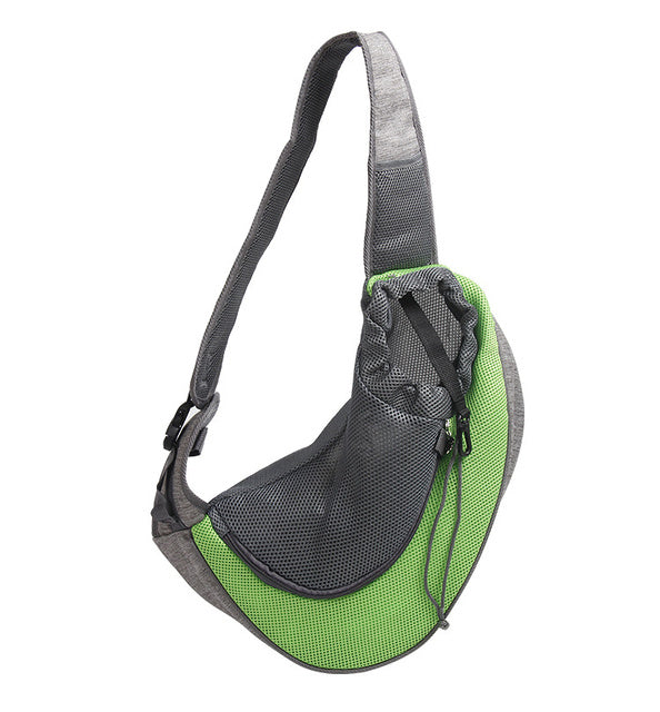 Outdoor Mesh Oxford Pet Carrier Shoulder Sling Bag