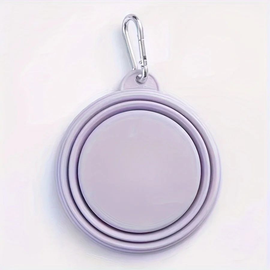 Hanging Foldable Pet Bowl Portable Travel Food Water Container