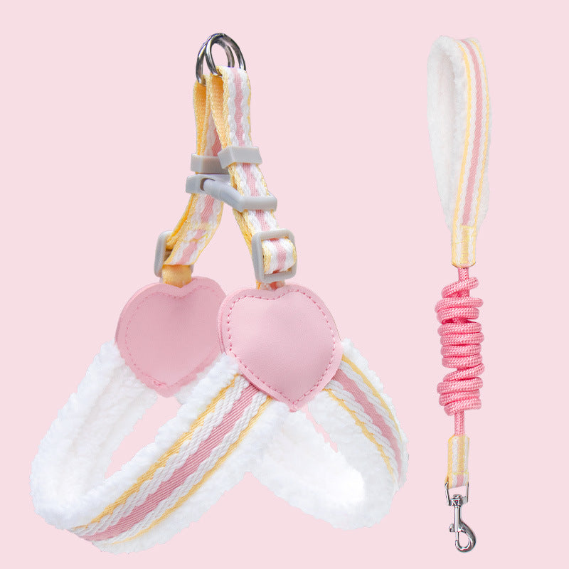 Breathable Summer Pet Harness Leash Small Medium