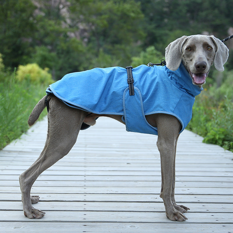 Warm Waterproof Pet Shell Jacket for Winter Outdoors
