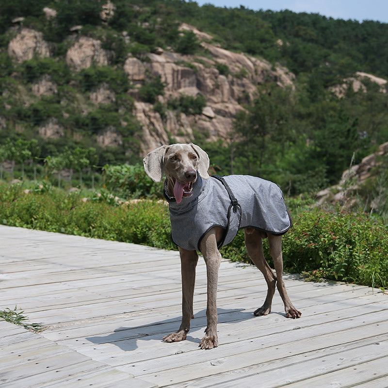 Warm Waterproof Pet Shell Jacket for Winter Outdoors
