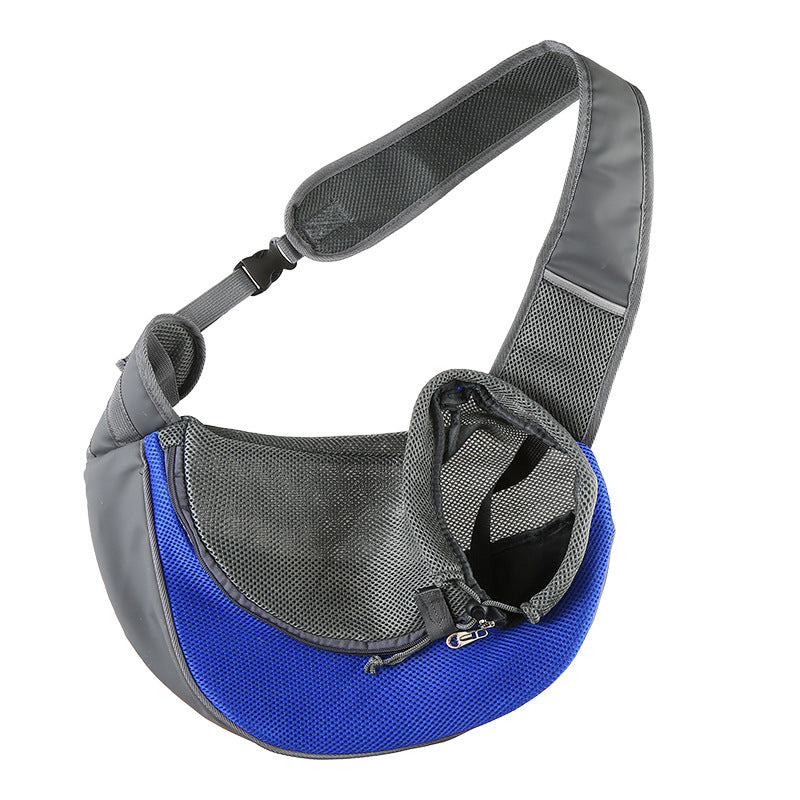 Outdoor Mesh Oxford Pet Carrier Shoulder Sling Bag