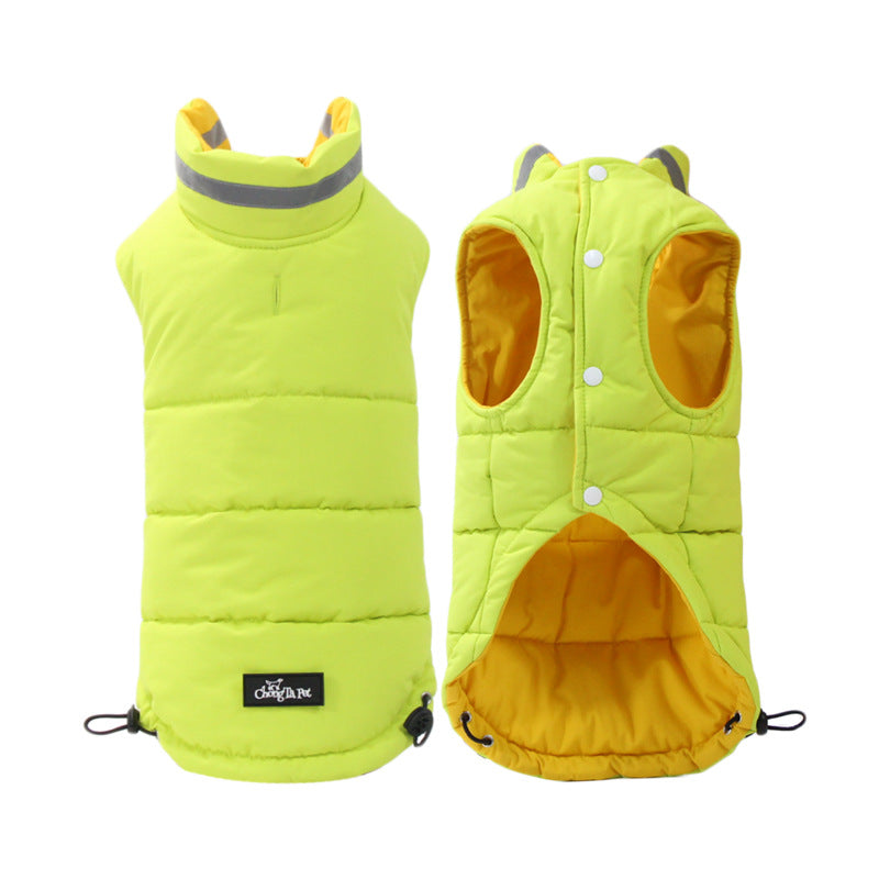 Thick Waterproof Double-Sided Reflective Pet Jacket