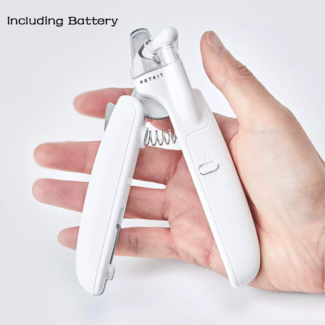 Professional Pet Nail Clippers Scissors LED Light Trimmer