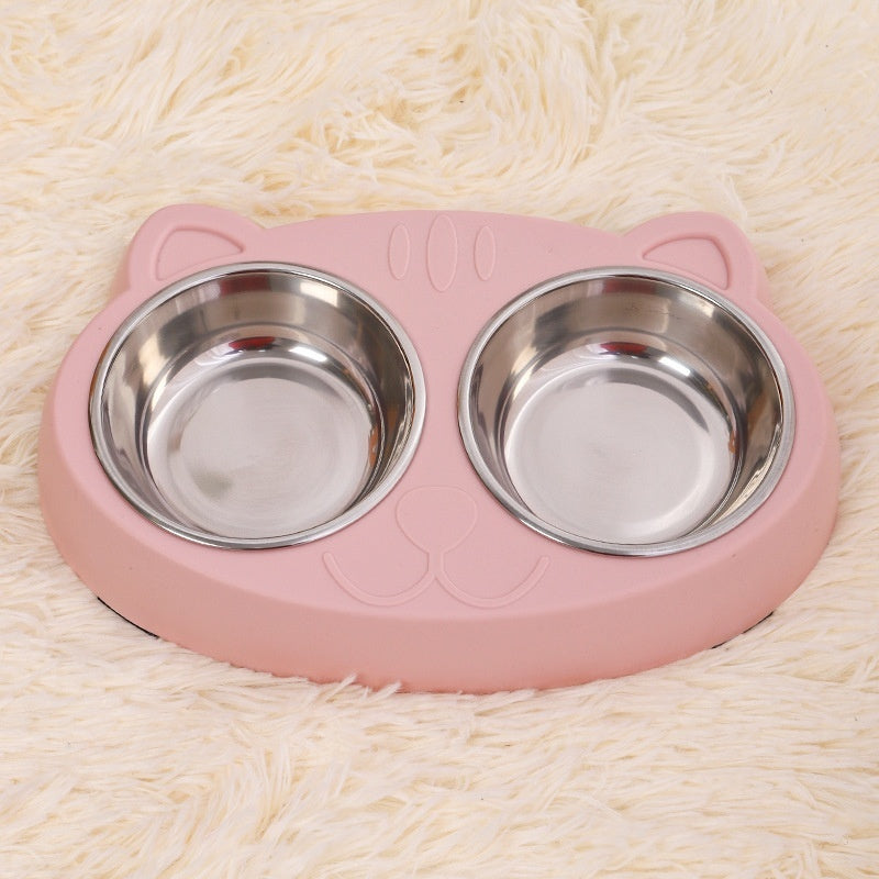 Pet Water and Food Feeding Bowl