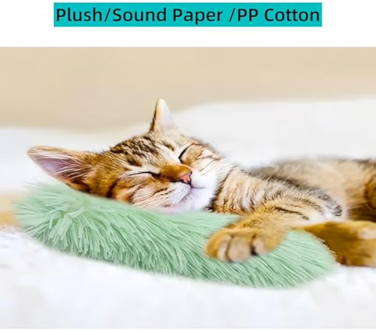 Interactive Soft Crinkle Sound Pet Pillow Toys