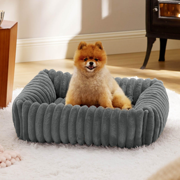 All Season Warm Plush Pet Bed Comfortable Cozy Sleeping House