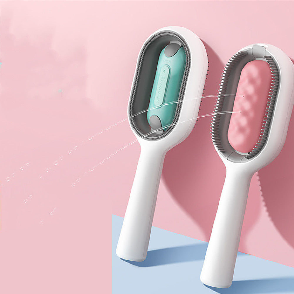 Pet Dematting Grooming Brush Hair Removal Comb With Hair Collector