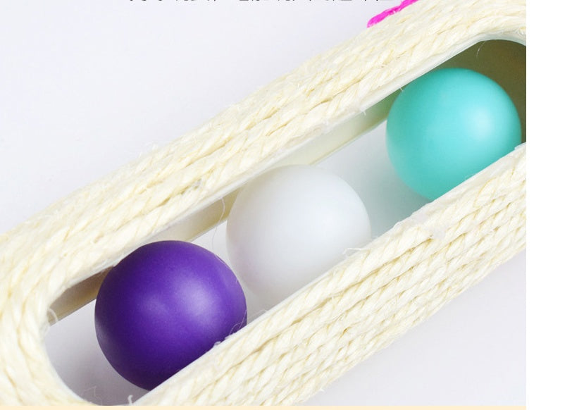 Long Sisal Drum Interactive Pet Toys