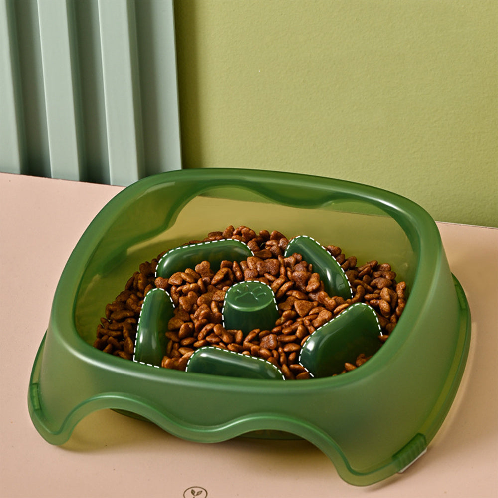 Pet Slow Feed Anti-Choke Water and Food Bowl