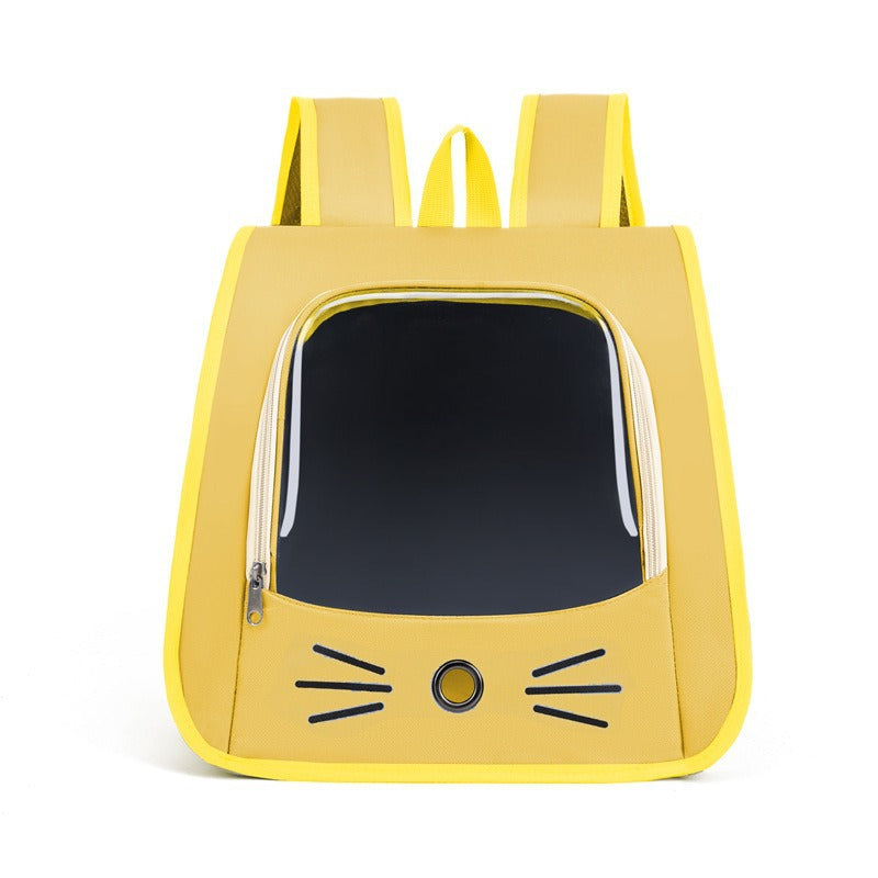 Pet Carrier Backpack Outdoor Breathable Travel Bag