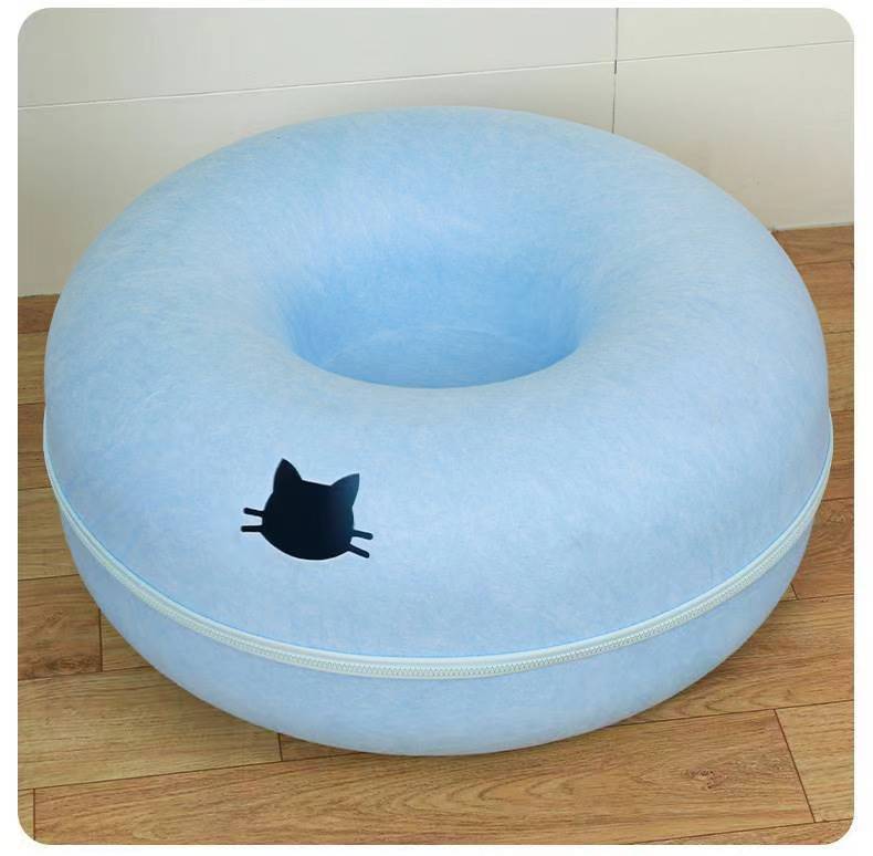 Pet Comfortable Round Tunnel Bed For Sleeping And Play