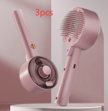 Self Cleaning Pet Hair Remover Brush Grooming Tool