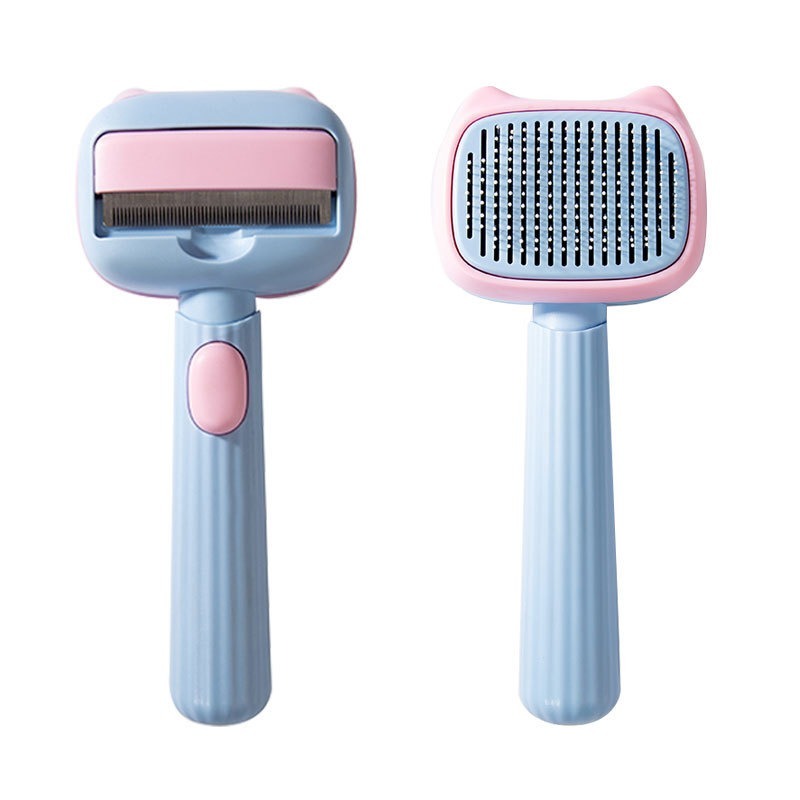 Pet Deshedding And Dematting Grooming Brush Reduces Shedding