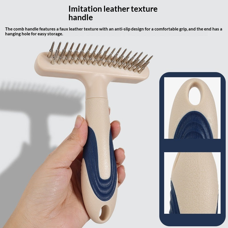 Pet Grooming Brush Hair Remover Detangler Tool