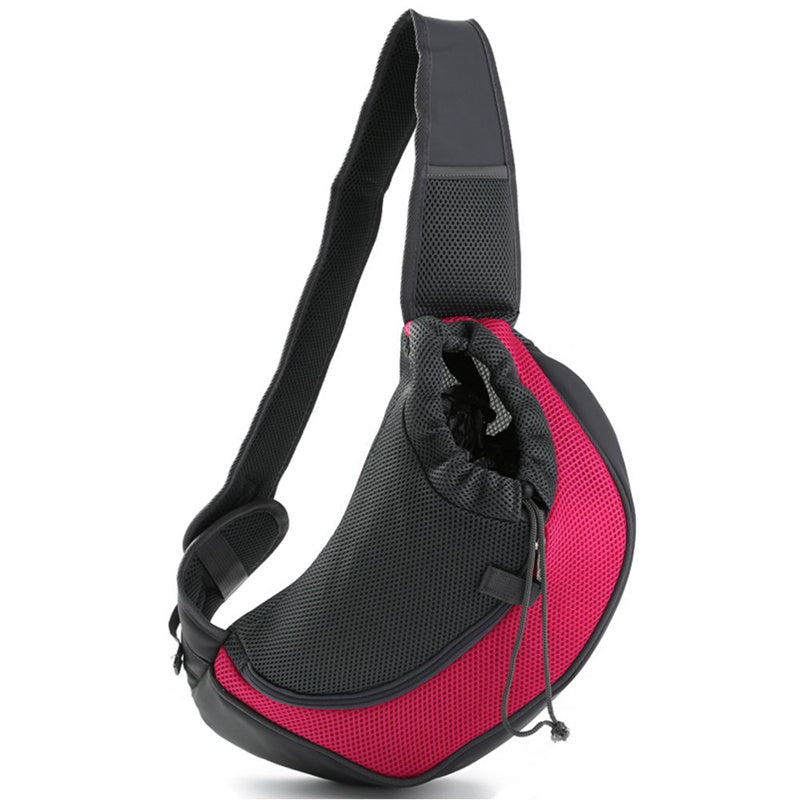 Outdoor Mesh Oxford Pet Carrier Shoulder Sling Bag