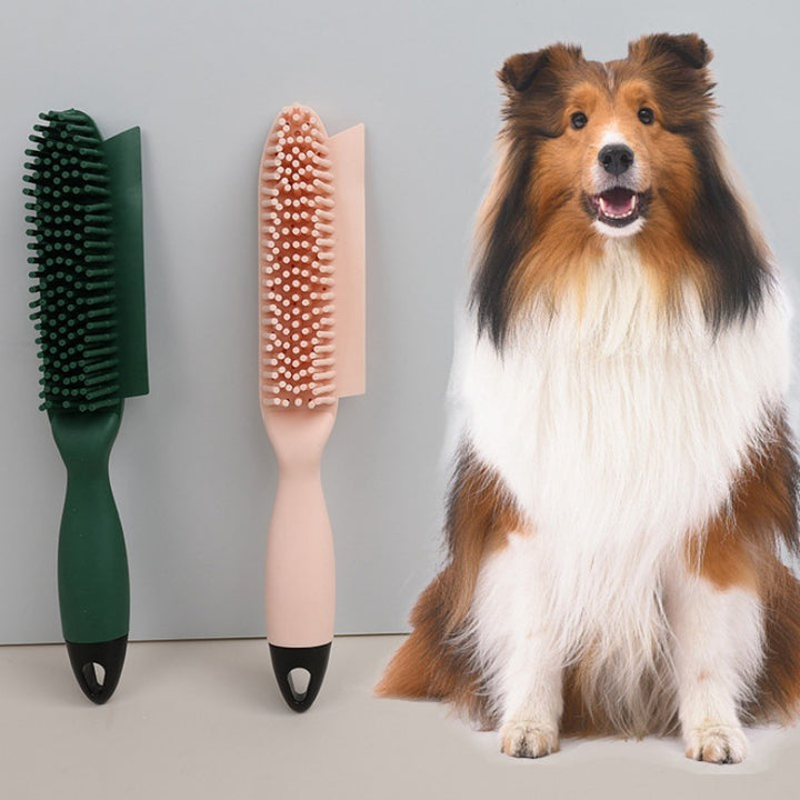 Pet Hair Remover Brush Massage Comb With Fur Collector