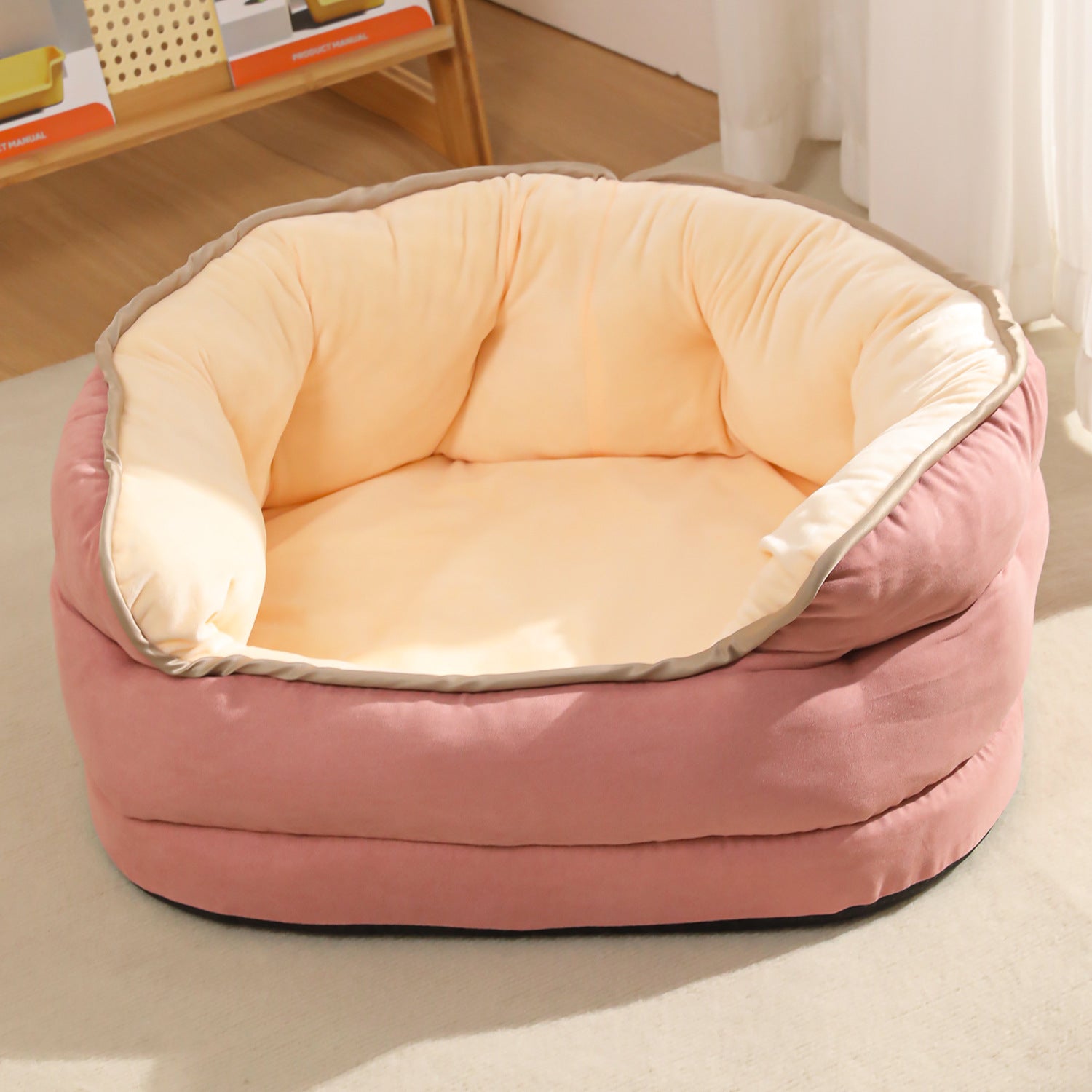 Warm Plush Pet Sofa Bed Thickened Washable Cushion