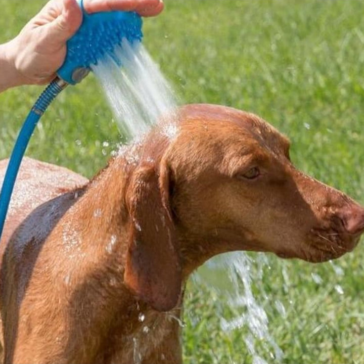 Silicone Pet Bathing Gloves Handheld Massage Brush
