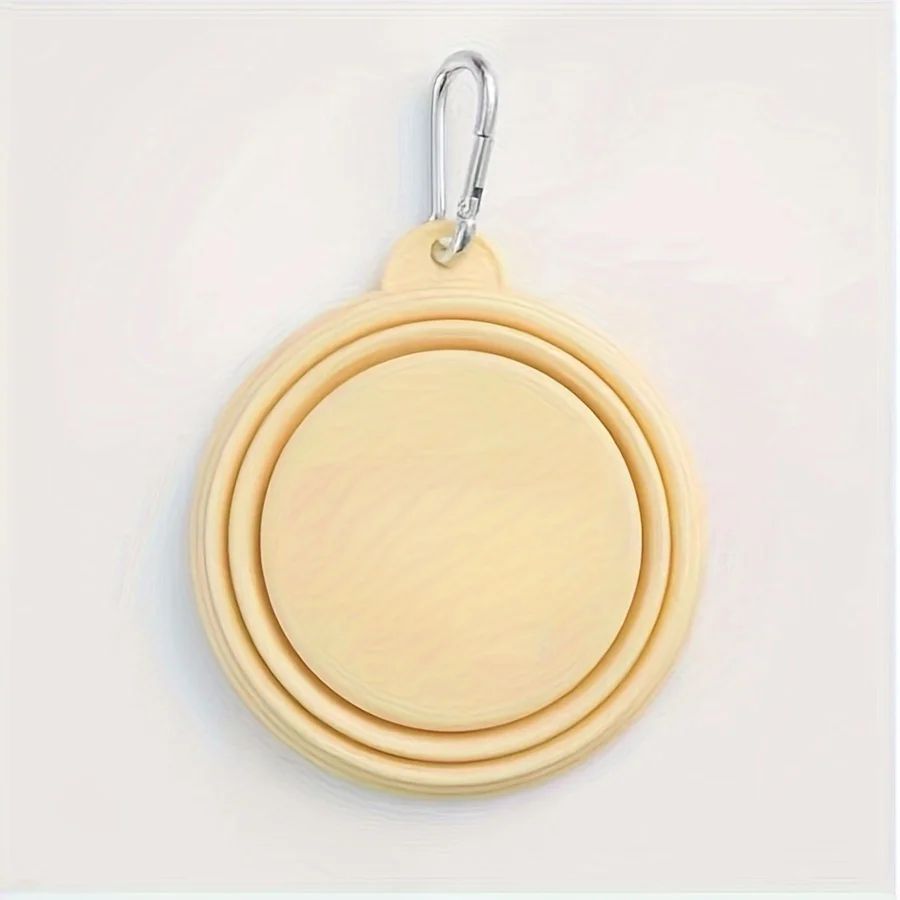 Hanging Foldable Pet Bowl Portable Travel Food Water Container