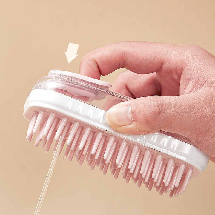 Silicone Pet Bath Massage Cleaning Brush