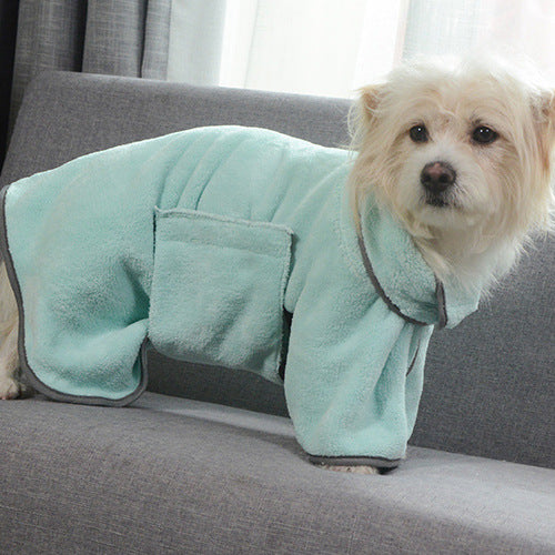 Quick-Dry Microfiber Pet Bath Towel