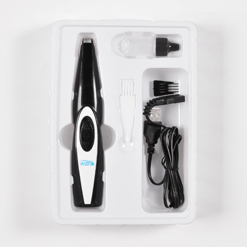 Pet Nail And Hair Trimmer Grinder USB Rechargeable Grooming Tool