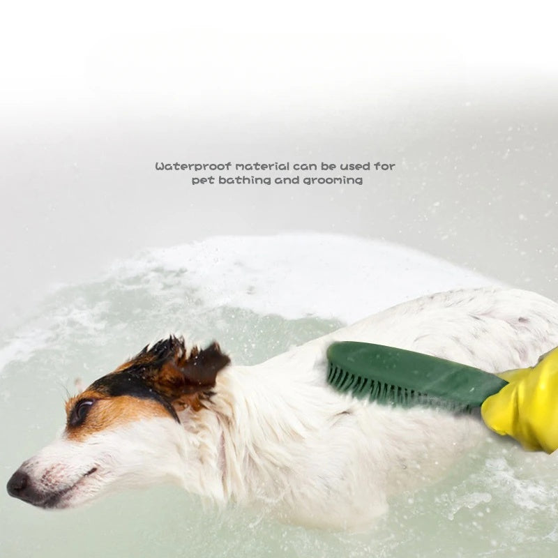 Pet Hair Remover Brush Massage Comb With Fur Collector