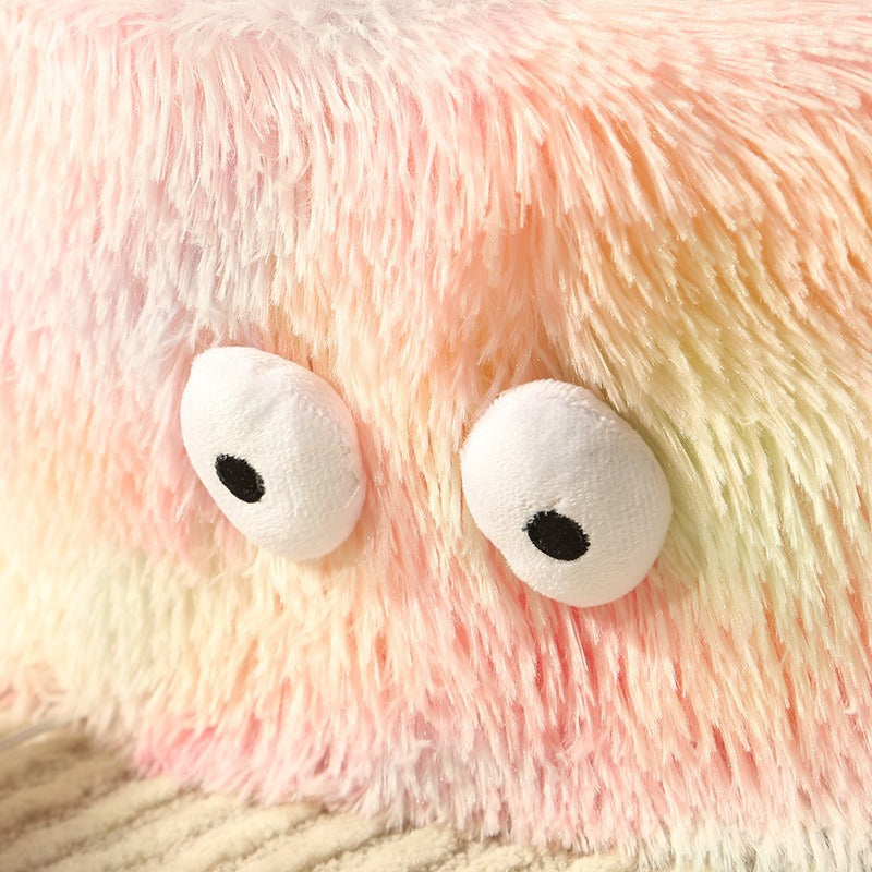 Winter Warm Plush Pet Bed Cute Round Soft Nest