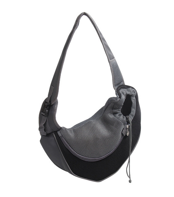 Outdoor Mesh Oxford Pet Carrier Shoulder Sling Bag