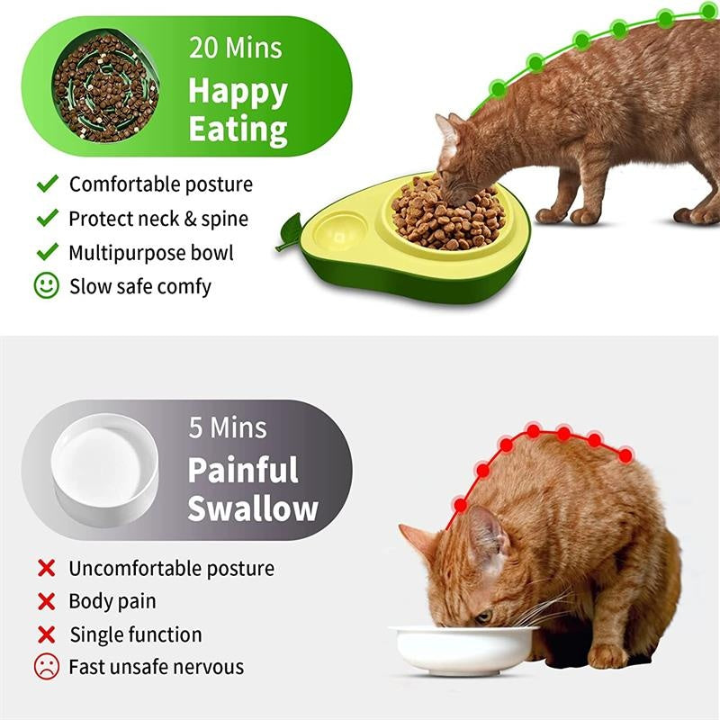 Automatic Pet Water Bottle Slow Feed Bowl