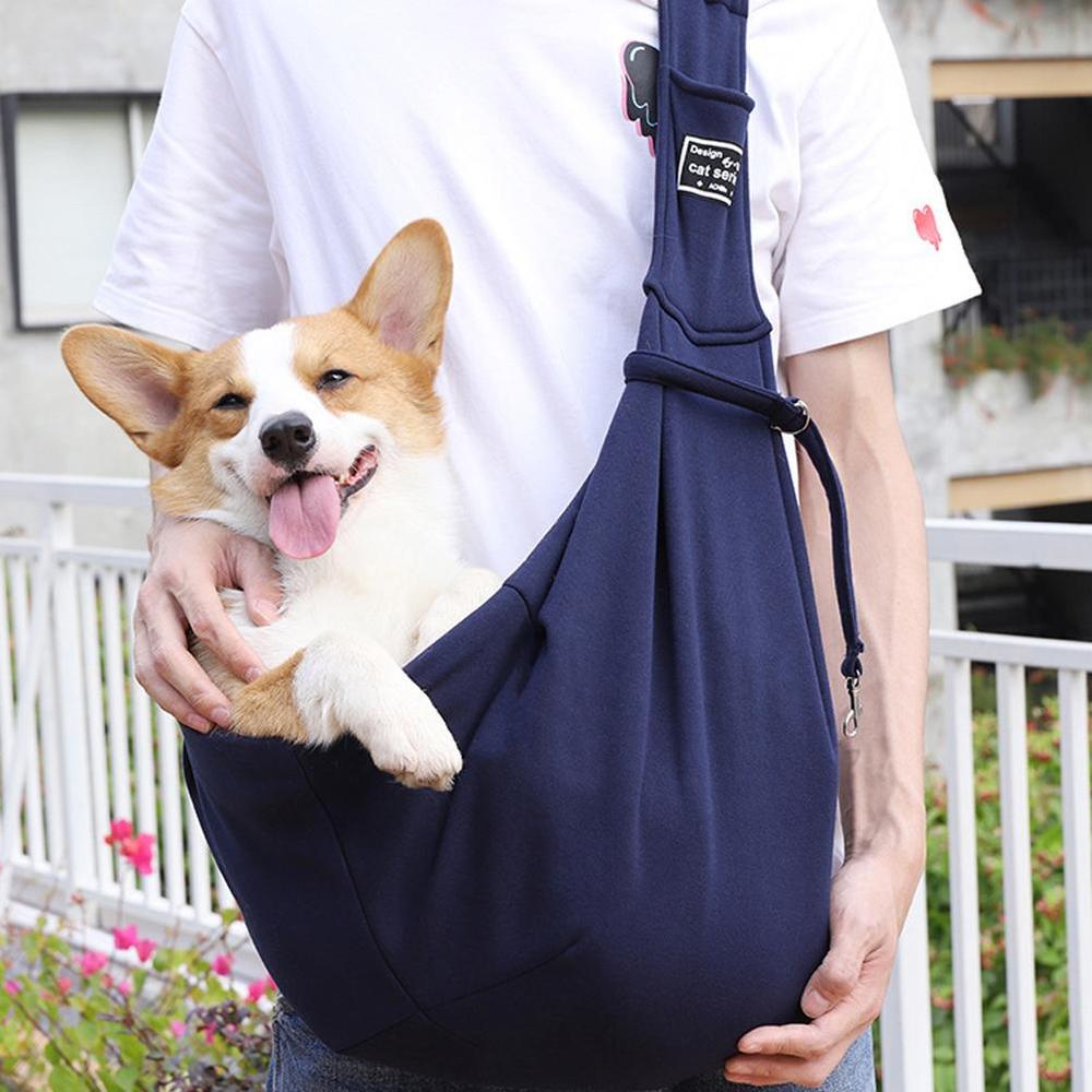 Portable Pet Travel Sling Carrier Bag