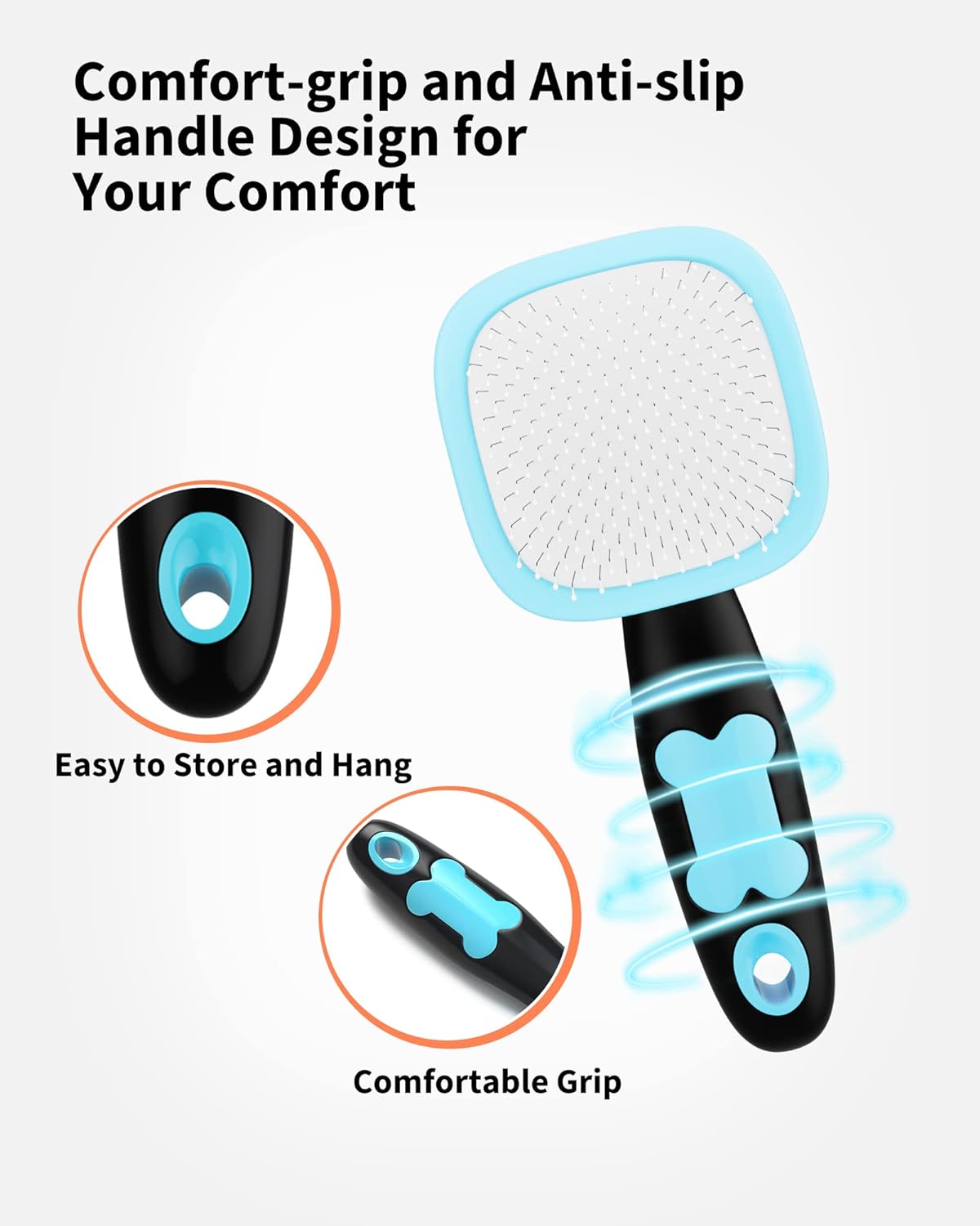 Pet Grooming Brush Shedding And Fur Removal Tool