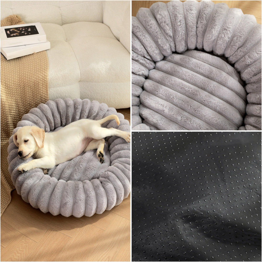 High Weight Plush Pet Nest Warm Round Indoor Bed