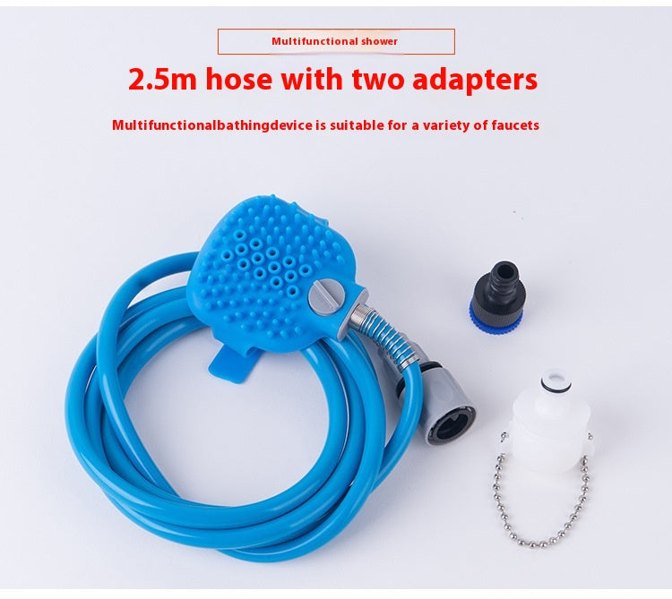 Silicone Pet Bathing Gloves Handheld Massage Brush