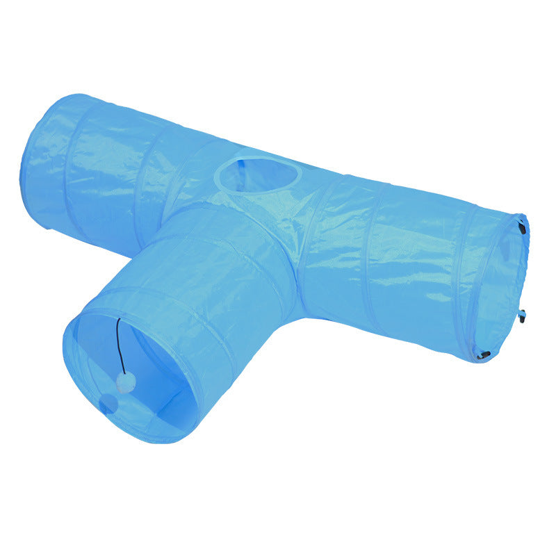 Foldable Tunnel Climbing Interactive Pet Toy