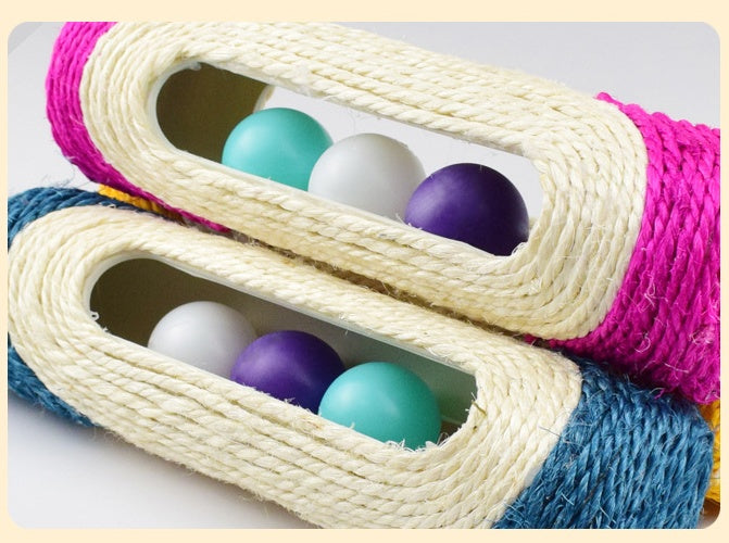 Long Sisal Drum Interactive Pet Toys