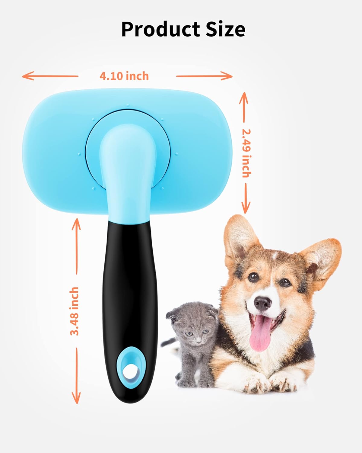 Pet Grooming Brush Shedding And Fur Removal Tool