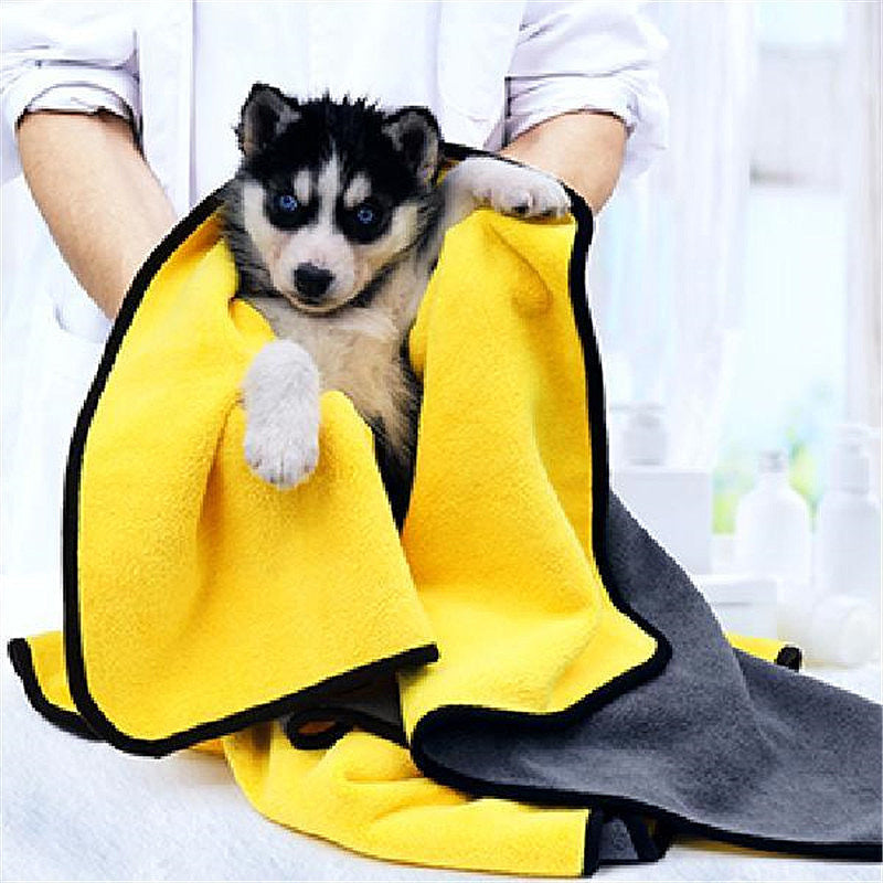 Plus-Size Absorbent Quick-Dry Pet Shower Towel