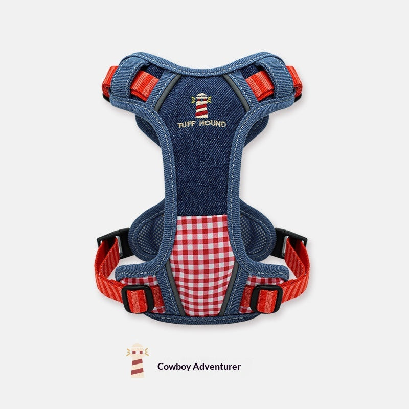 Pet Harness Vest Adjustable Walking Leash Strap