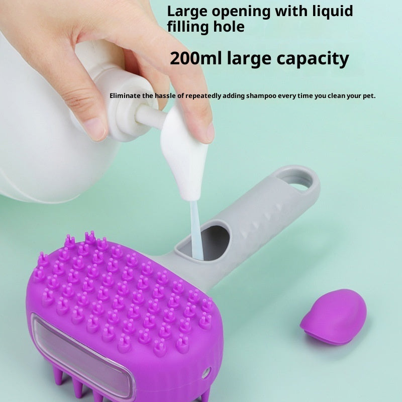 Pet Bath and Shower Hair Cleaning Brush