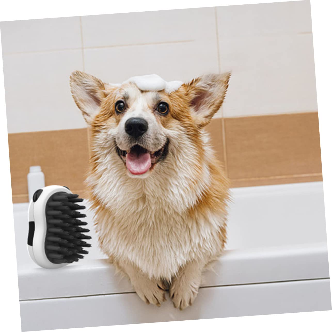 Pet Bath Grooming Brush Hair Removal Cleaning Glove