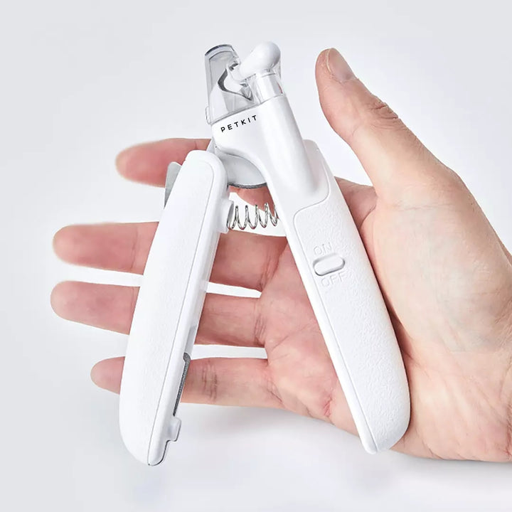 Professional Pet Nail Clippers Scissors LED Light Trimmer