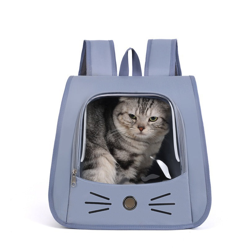 Pet Carrier Backpack Outdoor Breathable Travel Bag
