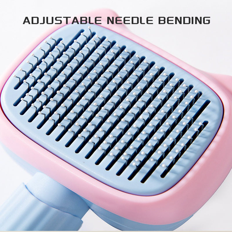 Pet Deshedding And Dematting Grooming Brush Reduces Shedding